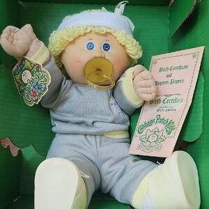 Collectable Cabbage Patch Kids Doll with Yellow Accents NEW